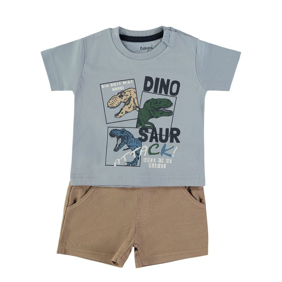 Wonderlife - Completo 2 Pezzi T-Shirt e Pantaloncino Dinosaur