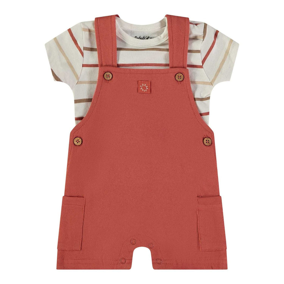 Wonderlife - Completo 2 Pezzi Salopette Rosso