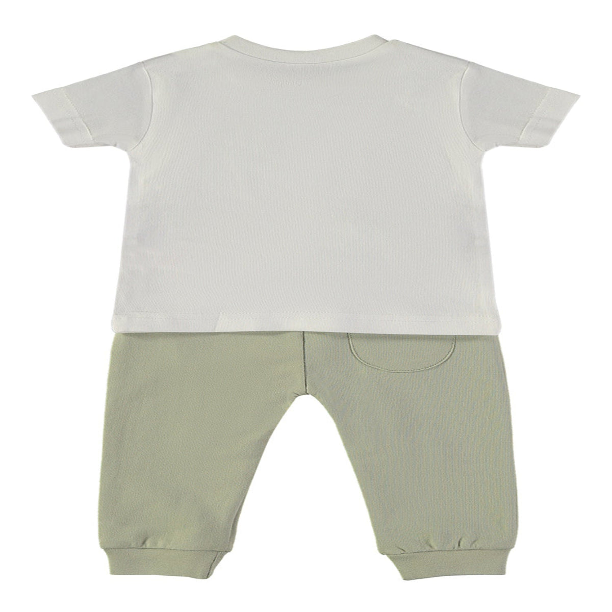 Wonderlife - Completo 2 Pezzi Maglietta + Pantaloni Lunghi Kaki