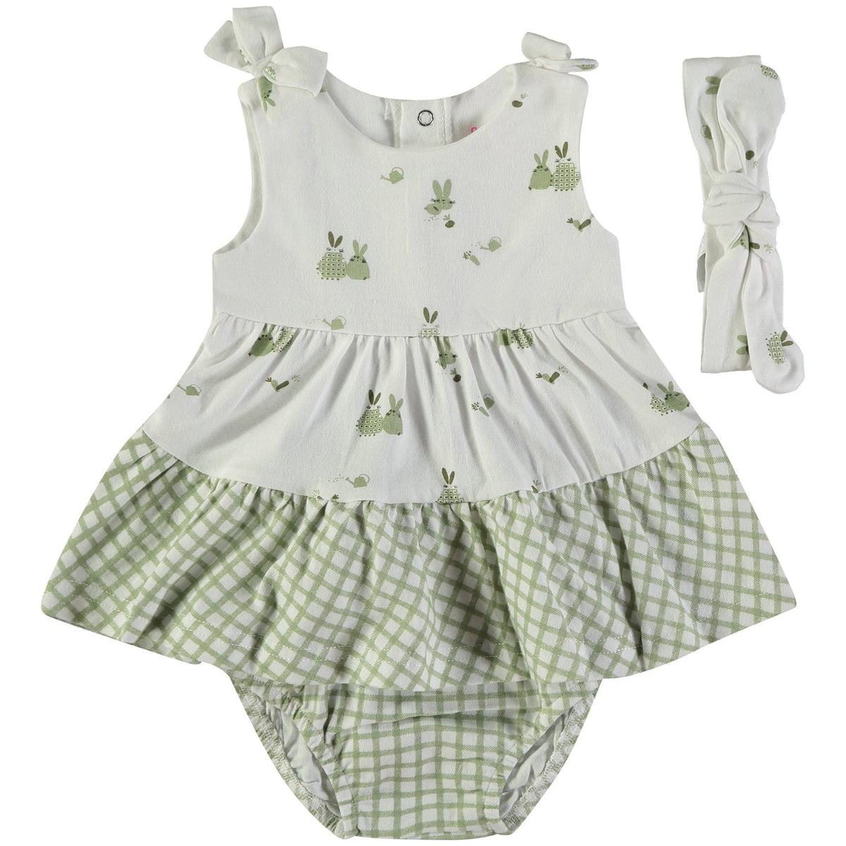 Wonderlife - Vestito Con Mutandina + Cintura Kaki